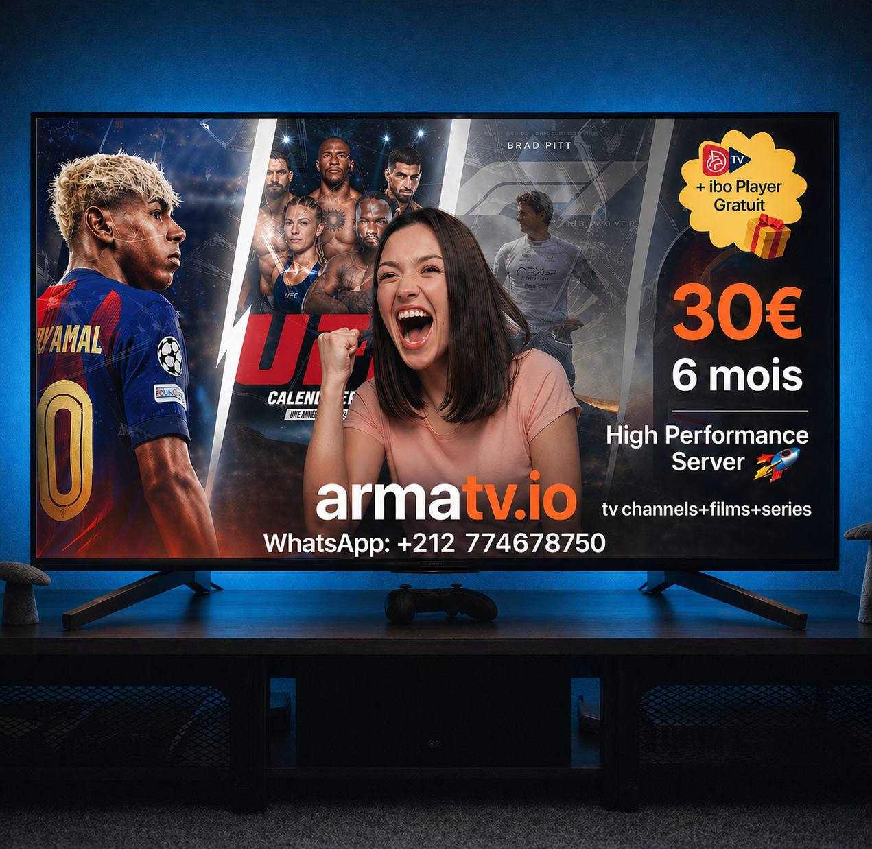 iptv subscription-6mois