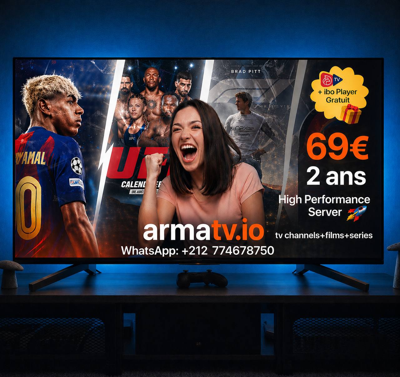 IPTV subscription-2ans
